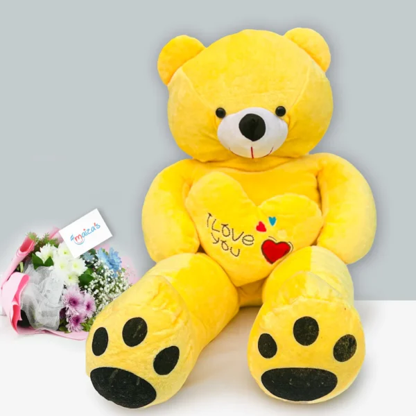 Giant Yellow Teddy Bear
